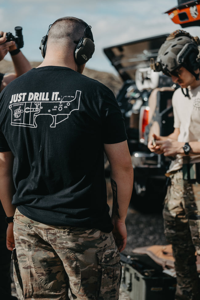 Just Drill It | Gray & White – Dirty Kid Co