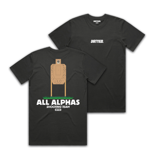 All Alpha's Tee - Coal **Pre-Order**