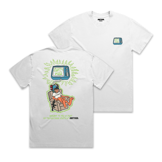 Brainwash Tee - White **Pre-Order**