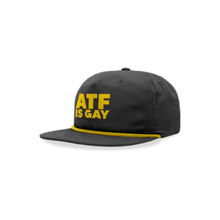 ATF IS GAY Rope Hat - Black