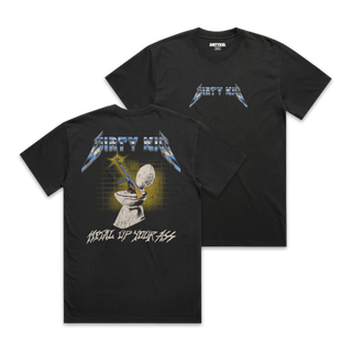 Metal Tee - Faded Coal **Pre-Order** SIZE DOWN
