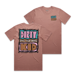 Dirty Kid Jungle Tee - Pink **Pre-Order**