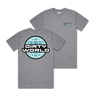 Dirty World Tee - Grey **Pre-Order**