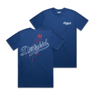 Cursive Tee - Blue **Pre-Order**