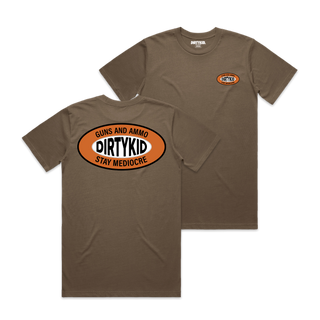 Guns & Ammo Tee - Brown **Pre-Order**