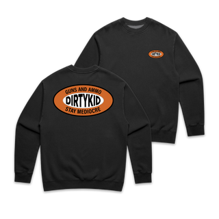 Guns & Ammo Crew Neck - Black **Pre-Order**