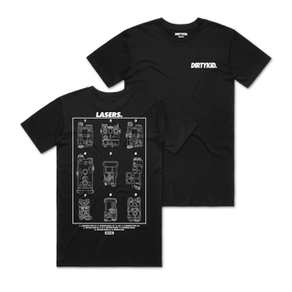 Laser Tee - Black - **Pre-Order**