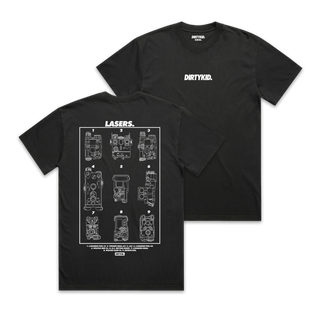 Lasers Tee - Black **Pre-Order**