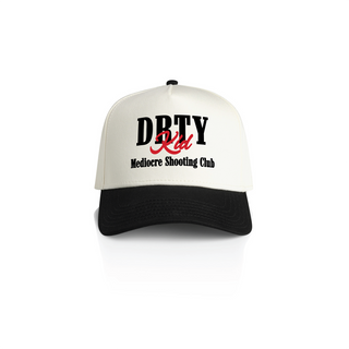 Mediocre Shooting Club Hat - Natural/Black **Pre-Order**