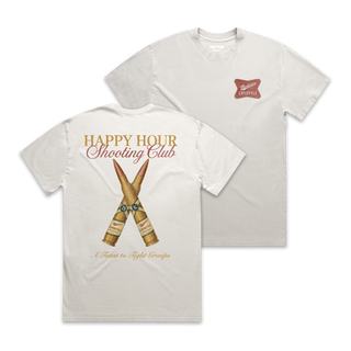Champagne Shooting Club Tee - Bone **Pre-Order**