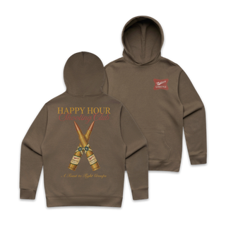 Champagne Shooting Club Hoodie - Brown **Pre-Order**