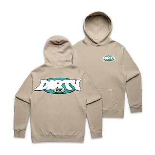 Dirty Kid Oval Hoodie - Taupe **Pre-Order**
