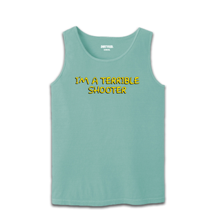 I'm a Terrible Shooter Tank - Seafoam **Pre-Order**