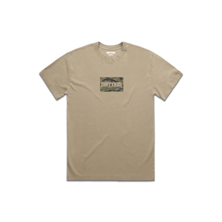 Tiger Stripe Heritage Oblique Tee - Khaki **Pre-Order**