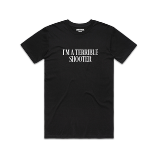 Terrible Shooter Tee - Black **Pre-Order**