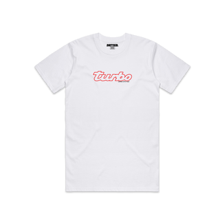 Turbo Tee - White **Pre-Order**